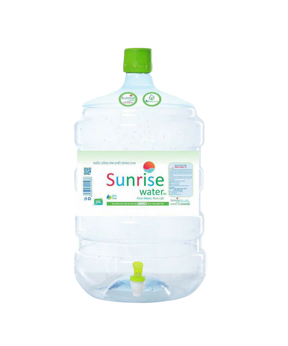 Nước uống Sunrise Water bình 20L Nước uống Sunrise Water bình 20L