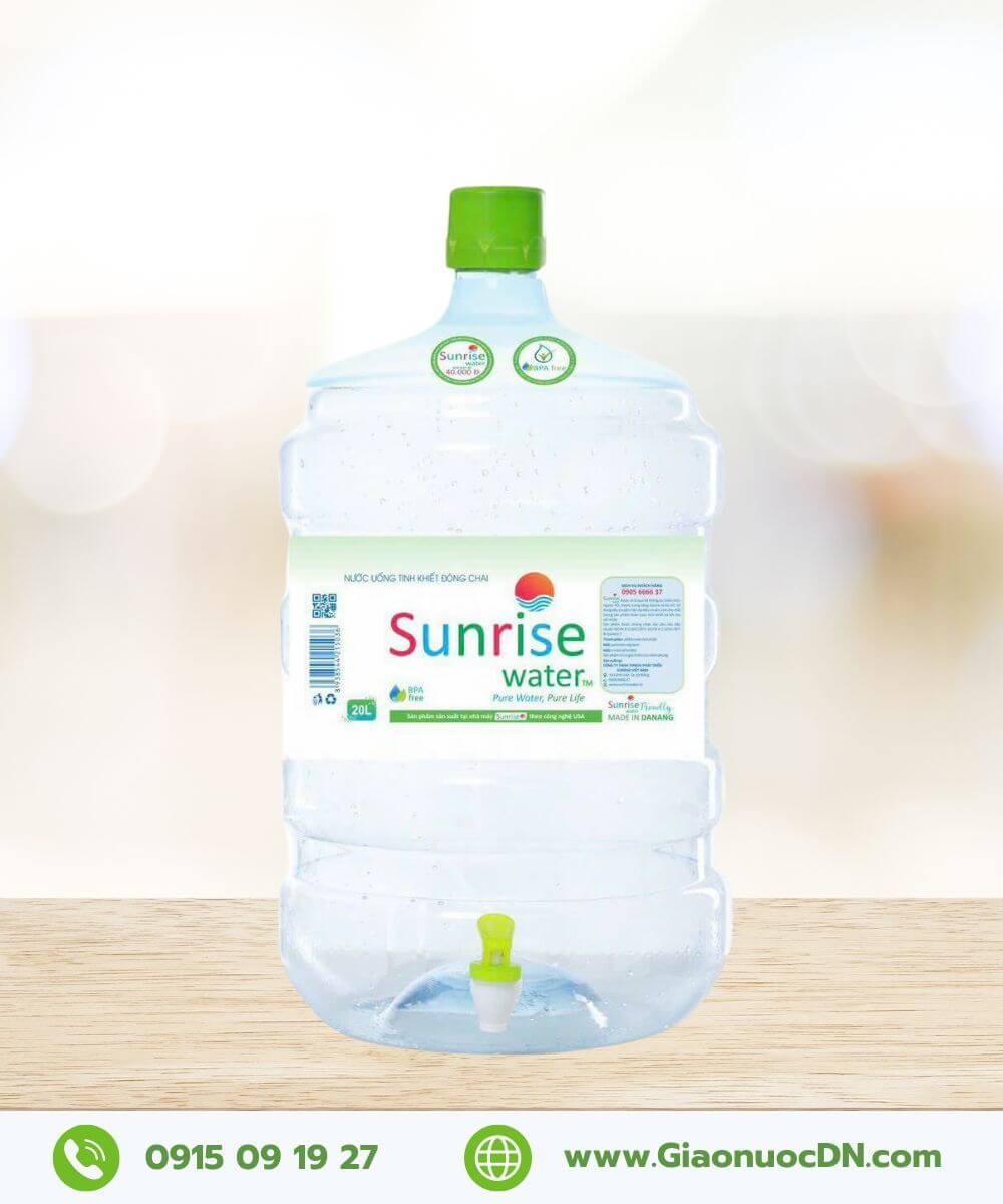 nước bình 20l Sunrise Water nước bình 20l Sunrise Water